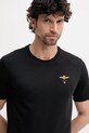 Oblečenie Bavlnené tričko Aeronautica Militare TS1580J372 čierna