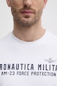Хлопковая футболка Aeronautica Militare TS1942J538 белый