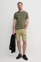 Aeronautica Militare t-shirt in cotone TS1942J538 verde SS25