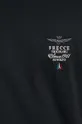 чорний Бавовняна футболка Aeronautica Militare