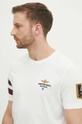 bianco Aeronautica Militare t-shirt in cotone