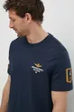 tmavomodrá Bavlnené tričko Aeronautica Militare