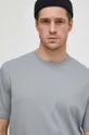 sivá Bavlnené tričko Armani Exchange