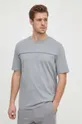 szary Armani Exchange t-shirt bawełniany