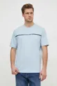 niebieski Armani Exchange t-shirt bawełniany