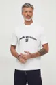 biały Armani Exchange t-shirt bawełniany