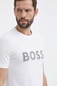 Boss Green pamut póló 50512866 fehér SS24