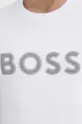 bela Bombažna kratka majica Boss Green
