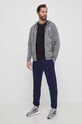 Βαμβακερό μπλουζάκι Boss Green 50512867 μαύρο SS24