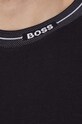 Βαμβακερό μπλουζάκι Boss Green 50512867 μαύρο