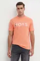 oranžová Tričko Boss Green