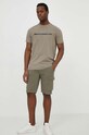 BOSS Green t-shirt 50513010 beżowy SS24