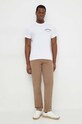 Barbour tricou din bumbac MTS0502 alb SS25