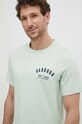 Barbour t-shirt bawełniany zielony MTS0502