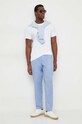 Barbour tricou din bumbac MTS0670 alb SS25