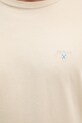 Barbour t-shirt męski bawełniany Essentials MTS0670 beżowy