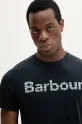 Odzież Barbour t-shirt bawełniany MTS1265 granatowy