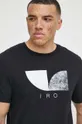 μαύρο Βαμβακερό μπλουζάκι IRO