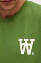 Wood Wood t-shirt bawełniany Ace AA Logo 10285709.2222 zielony