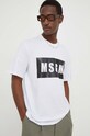 Бавовняна футболка MSGM білий 2000MM520.200002
