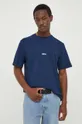 σκούρο μπλε Βαμβακερό μπλουζάκι MSGM