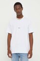 MSGM t-shirt bawełniany biały 3640MM550.247002