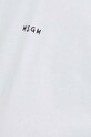 MSGM t-shirt bawełniany 3640MM550.247002 biały
