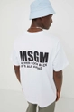 белый Хлопковая футболка MSGM Мужской