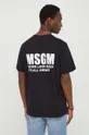 Bombažna kratka majica MSGM 100 % Bombaž
