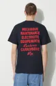 Хлопковая футболка Carhartt WIP S/S Mechanics T-Shirt тёмно-синий
