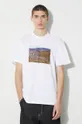 Bavlnené tričko Carhartt WIP S/S Earth Magic T-Shirt biela
