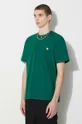зелёный Хлопковая футболка Carhartt WIP S/S Chase T-Shirt