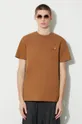 brown Carhartt WIP cotton t-shirt S/S American Script T-Shirt