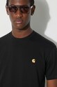 Carhartt WIP cotton t-shirt S/S Chase T-Shirt I026391.00FXX black