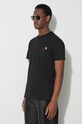 Бавовняна футболка Carhartt WIP S/S American Script T-Shirt чорний I029956.89XX