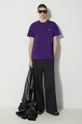 фиолетовой Хлопковая футболка Carhartt WIP S/S Chase T-Shirt Мужской