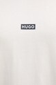 Hugo Blue t-shirt bawełniany beżowy 50509776