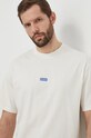 Дрехи Памучна тениска Hugo Blue 50509776 бежов