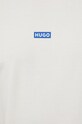 Памучна тениска Hugo Blue бежов 50509776