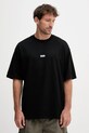 Hugo Blue t-shirt bawełniany 50509776 czarny SS25