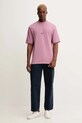 Hugo Blue tricou din bumbac 50509991 roz AW25