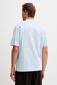 Abbigliamento HUGO Blue T-shirt da uomo in cotone Nieros 50509991 blu