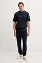 HUGO Blue t-shirt da uomo in cotone Nieros 50509991 blu navy AA00