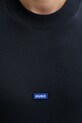 HUGO Blue t-shirt da uomo in cotone Nieros 50509991 blu navy