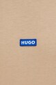 Hugo Blue t-shirt bawełniany Nieros beżowy 50509991