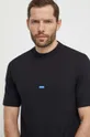 Βαμβακερό μπλουζάκι Hugo Blue 100% Βαμβάκι