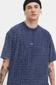 granatowy Hugo Blue t-shirt bawełniany