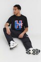 HUGO Blue t-shirt bawełniany 50513411 czarny SS24