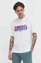 fehér Hugo Blue pamut póló