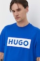 HUGO Blue tricou din bumbac albastru 50522376